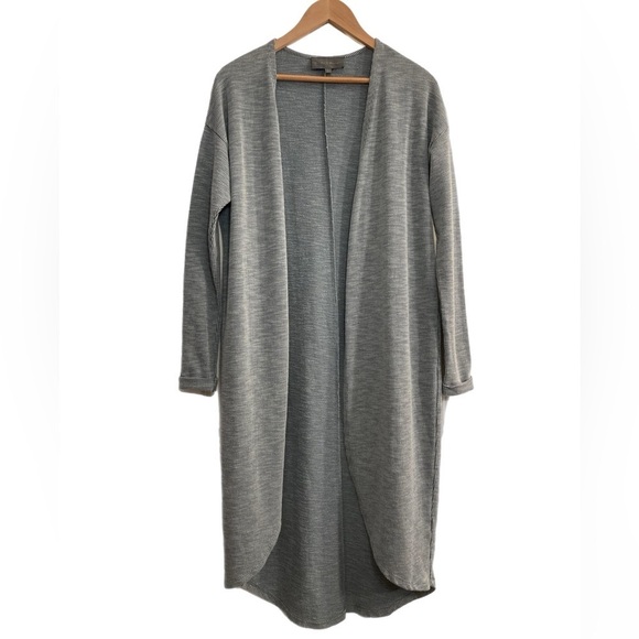 Sunday in Brooklyn Sweaters - Sunday in Brooklyn long gray open front cardigan